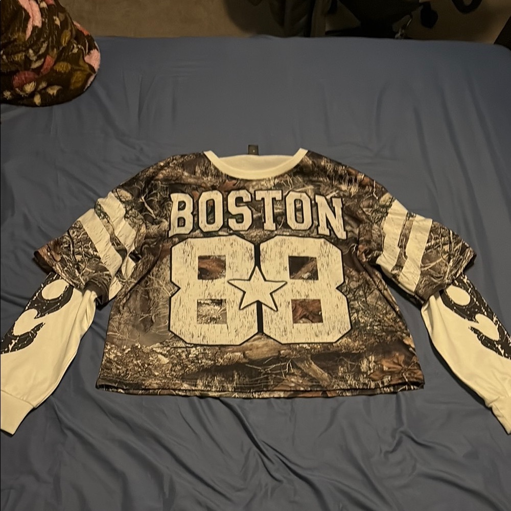 NFINITY Camouflage Shirt with White Trim